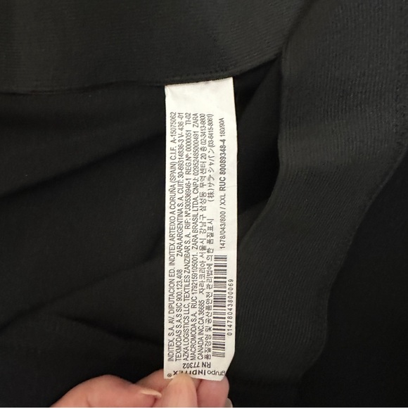 Zara Flared High Waisted Pants - Dress Work Pants - Black - Picture 5 of 7